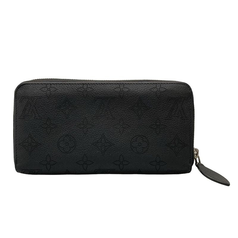 Louis Vuitton Mahina Zippy Wallet M61867 Noir Black Leather