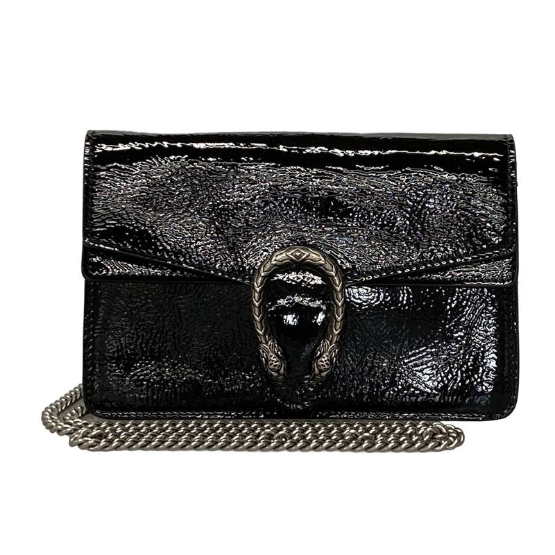 Gucci Shoulder Bag Dionysus 795368 Black Chain Shoulder Leather