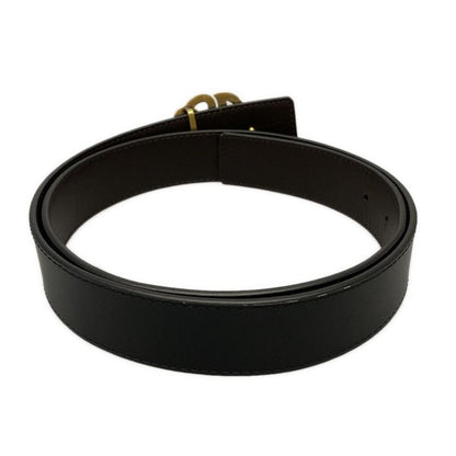 Louis Vuitton Belt 95-38 LV Dynasty M8880 Black And Dark Brown Leather