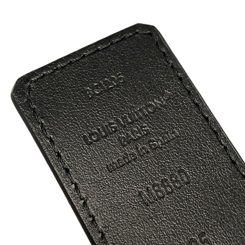 Louis Vuitton Belt 95-38 LV Dynasty M8880 Black And Dark Brown Leather
