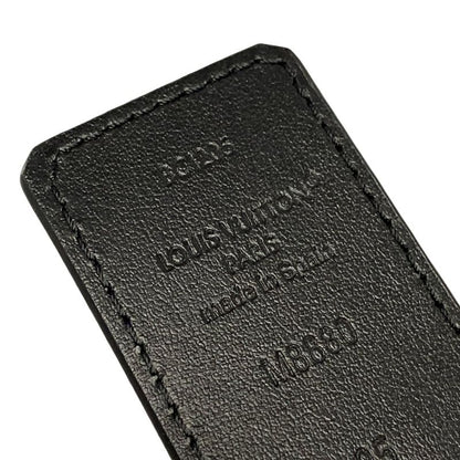 Louis Vuitton Belt 95-38 LV Dynasty M8880 Black And Dark Brown Leather