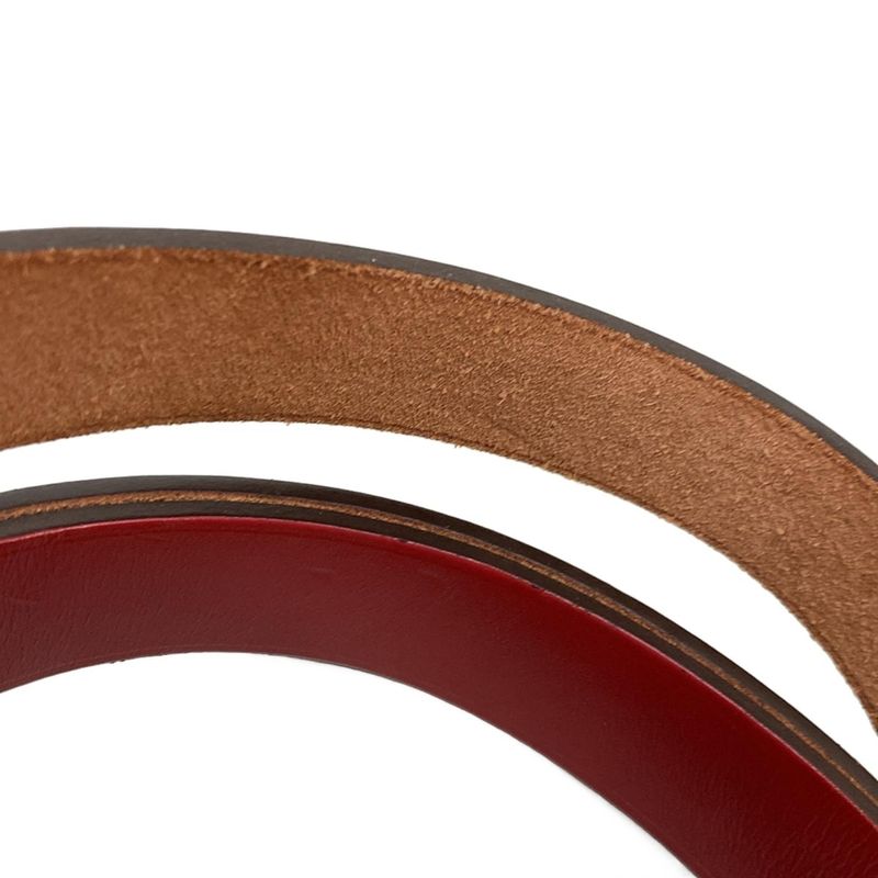 Hermes Handbag Herbag Zip Cabin Beige And Red Silver Hardware /H Vibration