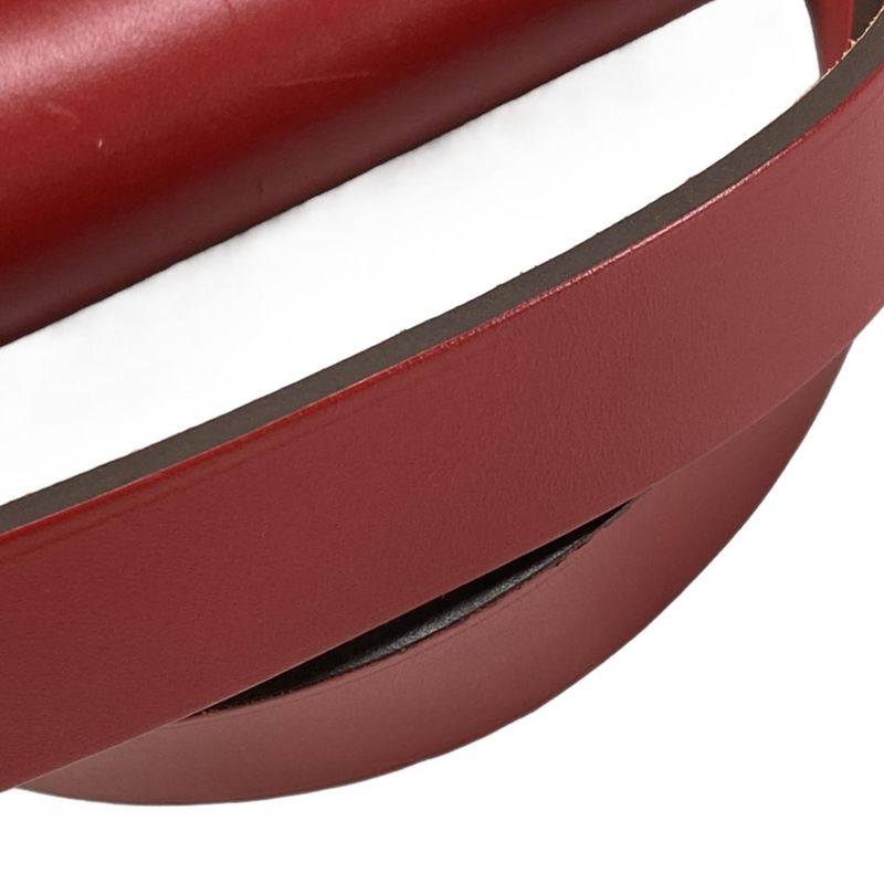 Hermes Handbag Herbag Zip Cabin Beige And Red Silver Hardware /H Vibration