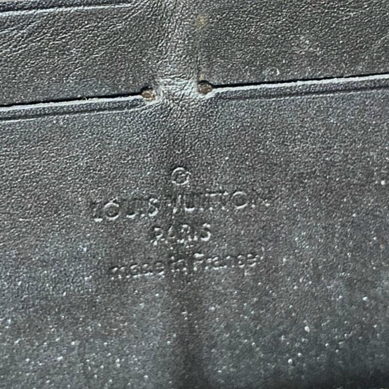 Louis Vuitton Monogram Vernis Zippy Wallet M91458 Taille Dombre Leather