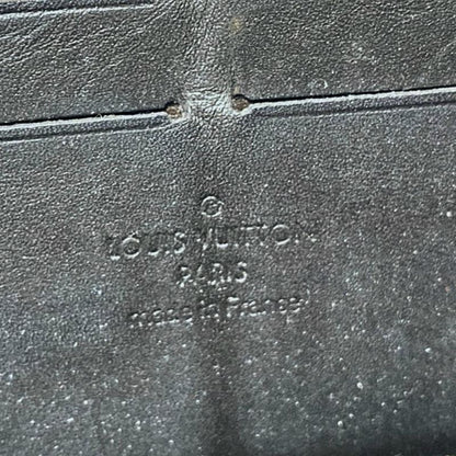 Louis Vuitton Monogram Vernis Zippy Wallet M91458 Taille Dombre Leather