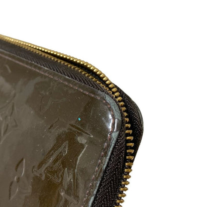 Louis Vuitton Monogram Vernis Zippy Wallet M91458 Taille Dombre Leather