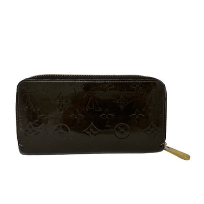 Louis Vuitton Monogram Vernis Zippy Wallet M91458 Taille Dombre Leather