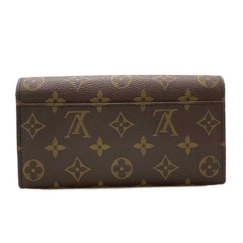 Louis Vuitton Monogram Portefeuille Sarah M60531 Marron