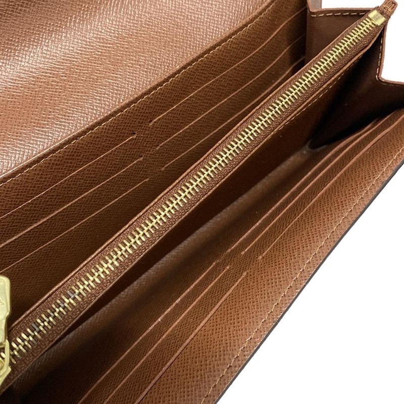 Louis Vuitton Monogram Portefeuille Sarah M60531 Marron