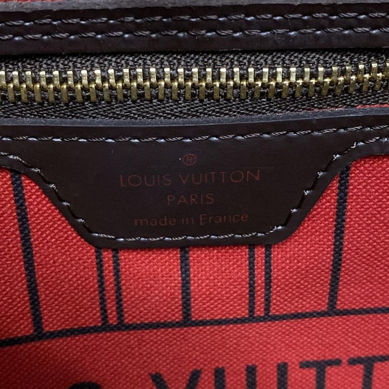 Louis Vuitton Damier Neverfull GM N41357 Ebène Tote Bag