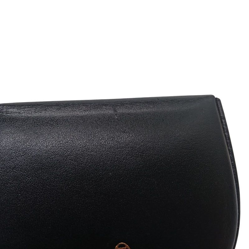 Cartier Pasha Line Coin Purse Coin Case Black With Box For Gift