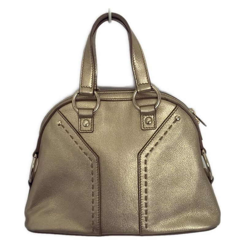 Yvessaint Laurent Rivegauche (ysl) Handbag Muse Bag 160950 Gold Leather