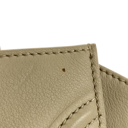 Celine Tote Bag Luggage Small Square Phantom Beige Leather