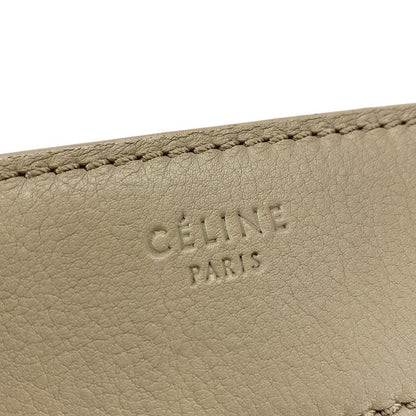 Celine Tote Bag Luggage Small Square Phantom Beige Leather