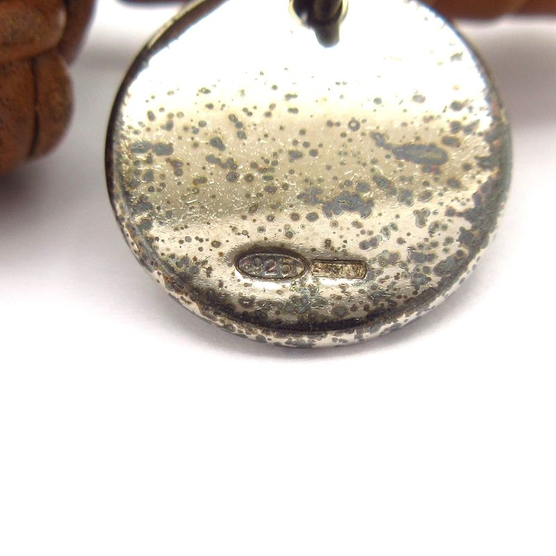 Bottega Veneta Bracelet Intrecciato Leather Brown