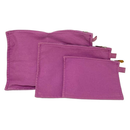 Hermes Pouch Bora Purple Pouch Set Of Three