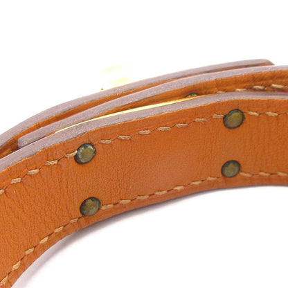 Hermes Bracelet Mini Kelly Dubretour Etoupe Gold Hardware