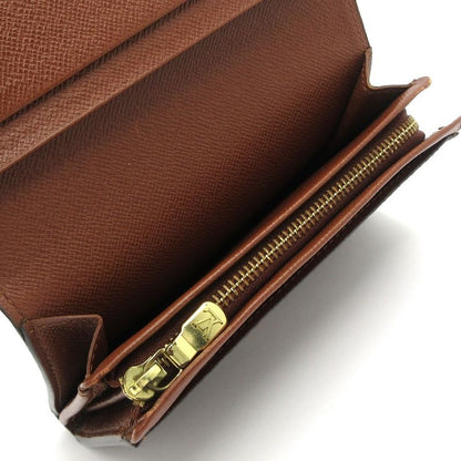 Louis Vuitton Monogram Porte Monet Bier Trésor M61730 Leather