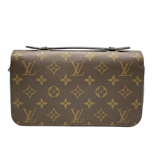 Louis Vuitton Long Wallet Monogram Macassar Zippy XL M61506 Monogram Macassar