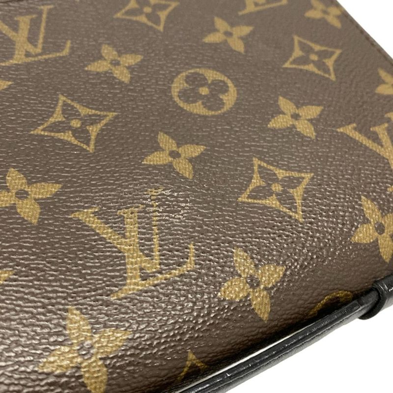 Louis Vuitton Long Wallet Monogram Macassar Zippy XL M61506 Monogram Macassar