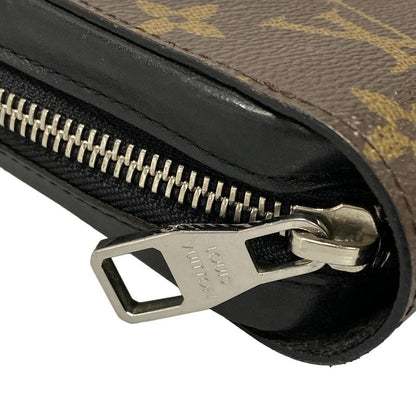Louis Vuitton Long Wallet Monogram Macassar Zippy XL M61506 Monogram Macassar