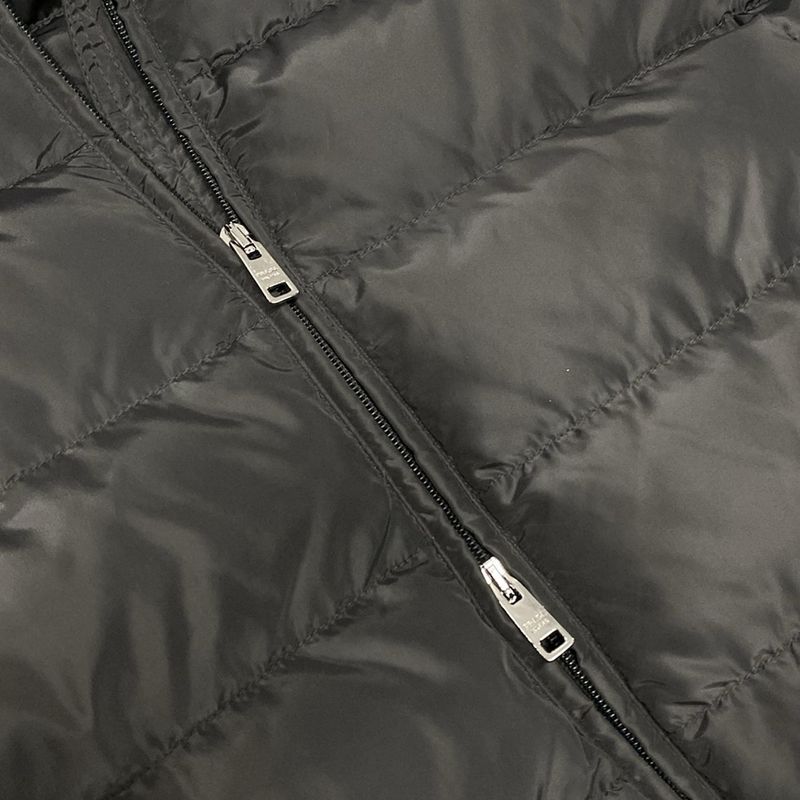 Prada Down Coat Size 44 L Women - 290364 R212 1060 Gray Fall/winter/long/double