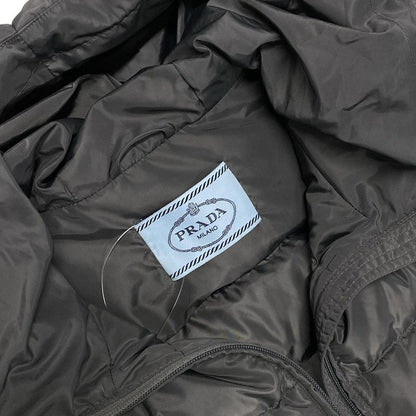 Prada Down Coat Size 44 L Women - 290364 R212 1060 Gray Fall/winter/long/double