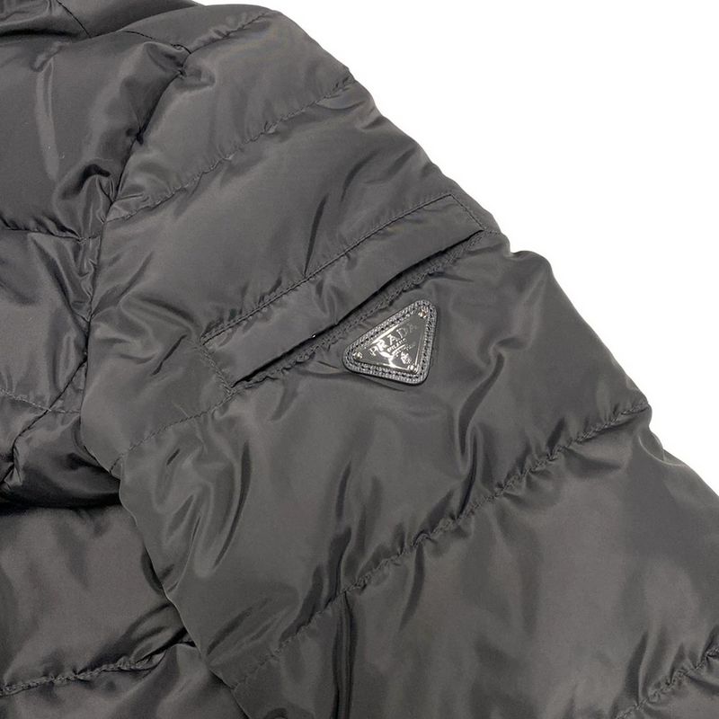 Prada Down Coat Size 44 L Women - 290364 R212 1060 Gray Fall/winter/long/double