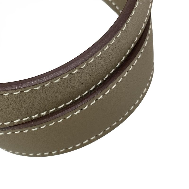 Hermes Handbag In The Loop 18 Etoupe Silver Hardware