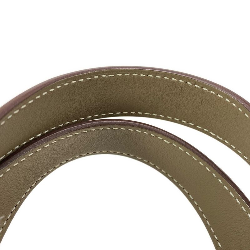 Hermes Handbag In The Loop 18 Etoupe Silver Hardware