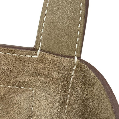 Hermes Handbag In The Loop 18 Etoupe Silver Hardware