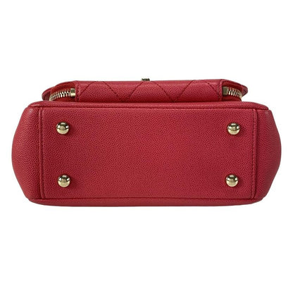 Chanel Shoulder Bag Business Affinity Small/matelasse /small Top Handle Flap