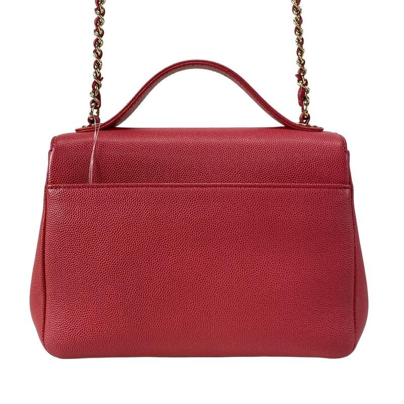 Chanel Shoulder Bag Business Affinity Small/matelasse /small Top Handle Flap