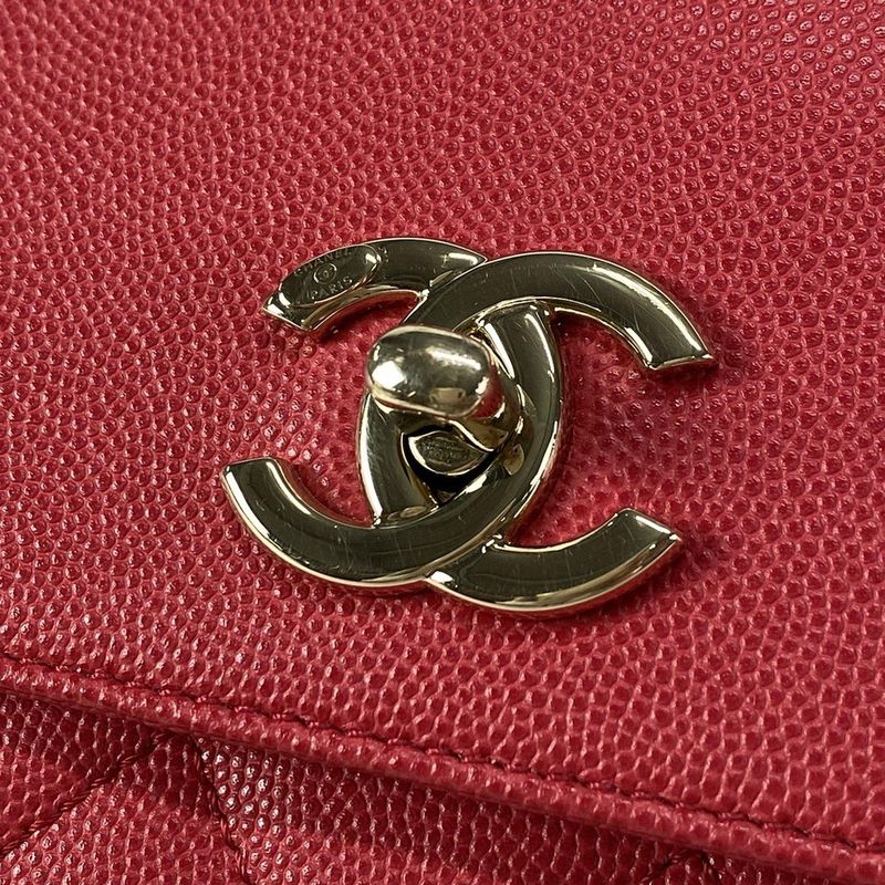 Chanel Shoulder Bag Business Affinity Small/matelasse /small Top Handle Flap