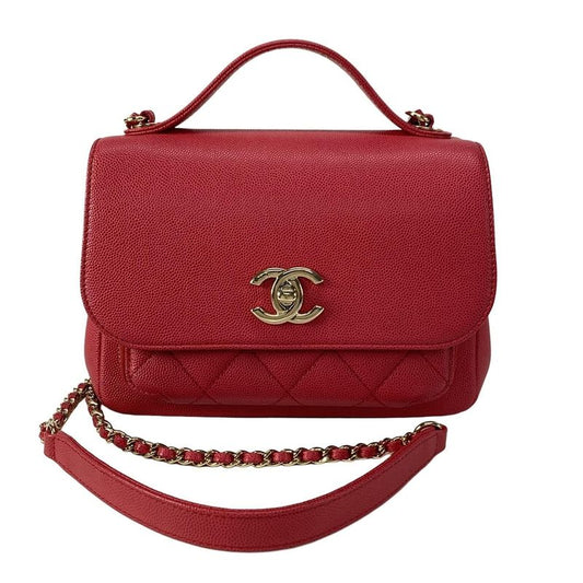 Chanel Shoulder Bag Business Affinity Small/matelasse /small Top Handle Flap