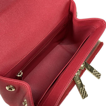 Chanel Shoulder Bag Business Affinity Small/matelasse /small Top Handle Flap