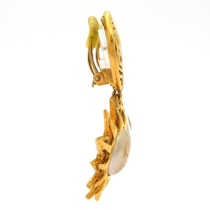 Chanel Earrings - Gold Sun