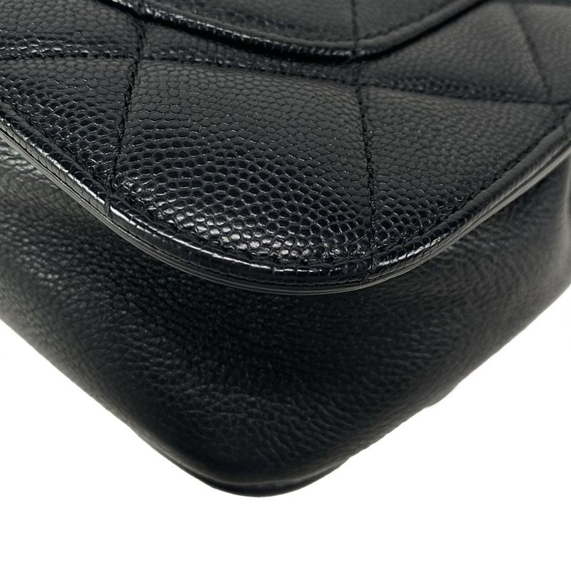 Chanel Shoulder Bag Matelasse Black Chain Shoulder / Studded / Gold Hardware /