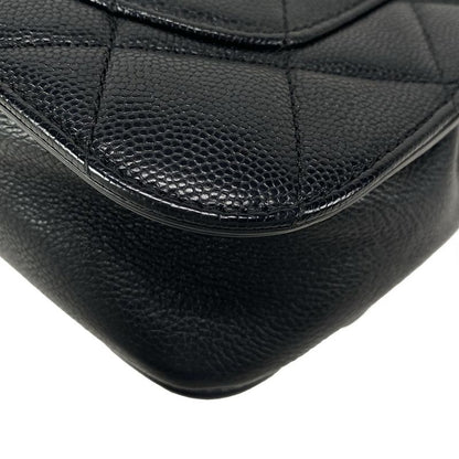 Chanel Shoulder Bag Matelasse Black Chain Shoulder / Studded / Gold Hardware /