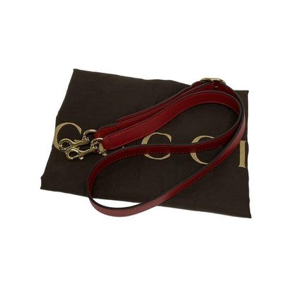 Gucci GG Supreme 432674 Navy Ivory And Red Leather