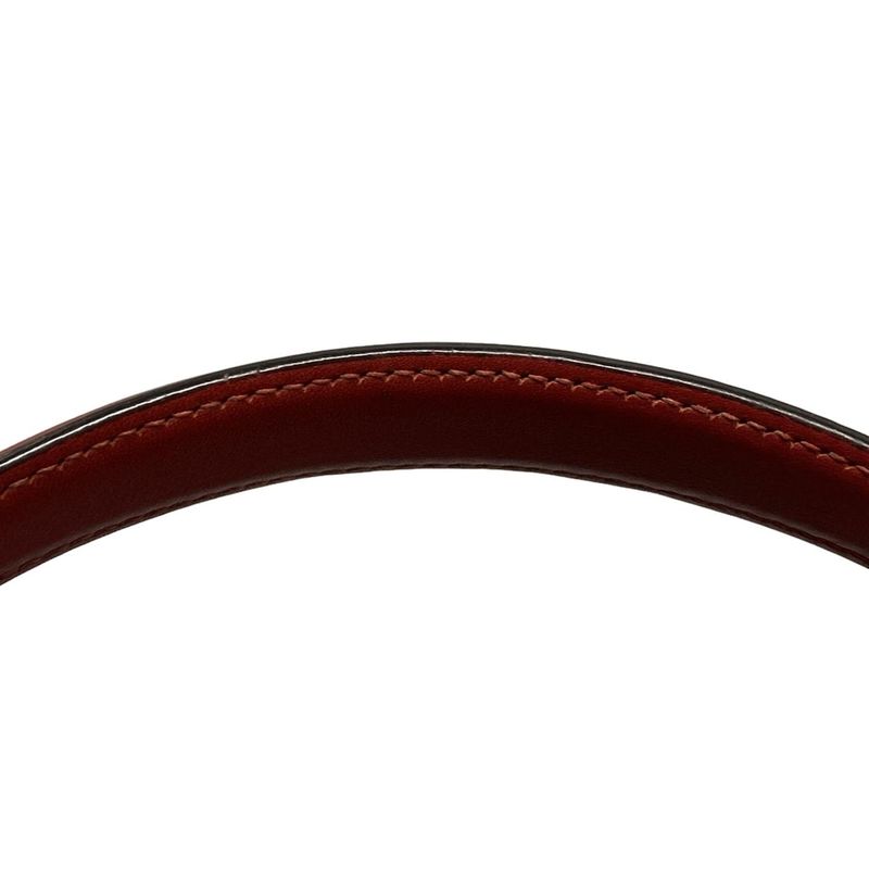 Gucci GG Supreme 432674 Navy Ivory And Red Leather