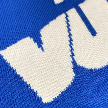 Louis Vuitton Short Sleeved Sweater Size M - Rm212 DB0 Hln84w Blue Crew Neck