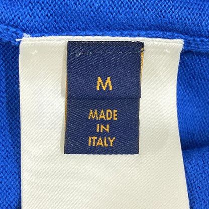 Louis Vuitton Short Sleeved Sweater Size M - Rm212 DB0 Hln84w Blue Crew Neck