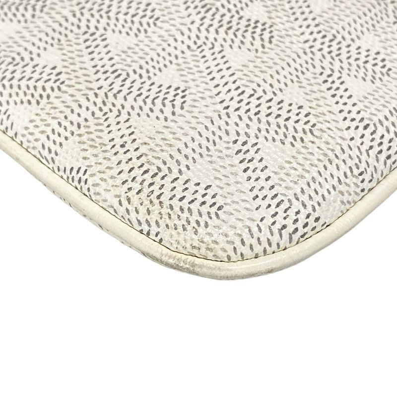 Goyard Senna GM Clutch Bag White