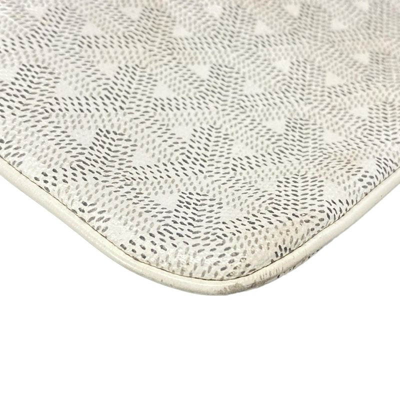 Goyard Senna GM Clutch Bag White