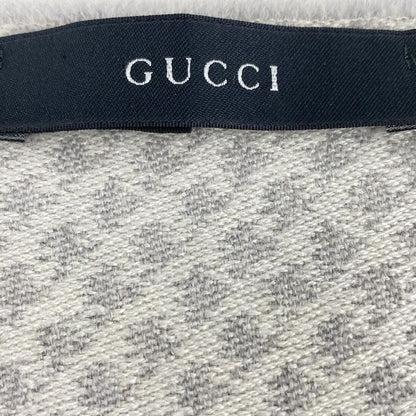 Gucci Stole (shawl) - Gray And White GG Pattern Wool