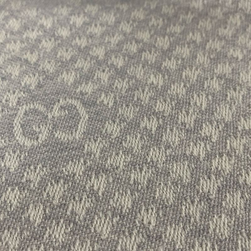 Gucci Stole (shawl) - Gray And White GG Pattern Wool