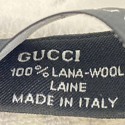 Gucci Stole (shawl) - Gray And White GG Pattern Wool