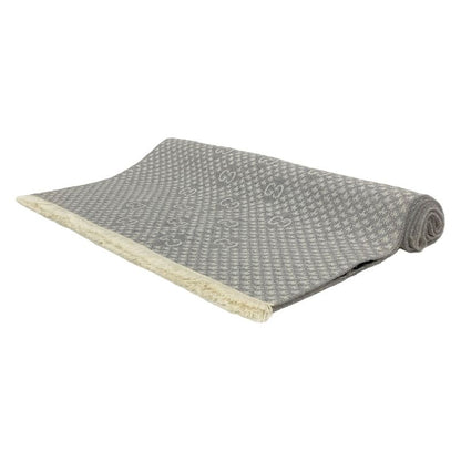 Gucci Stole (shawl) - Gray And White GG Pattern Wool