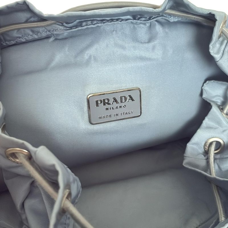 Prada Backpack Sac - Light Blue